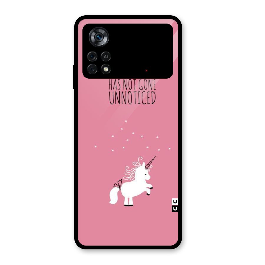 Sparkle Not Unnoticed Glass Back Case for Poco X4 Pro 5G