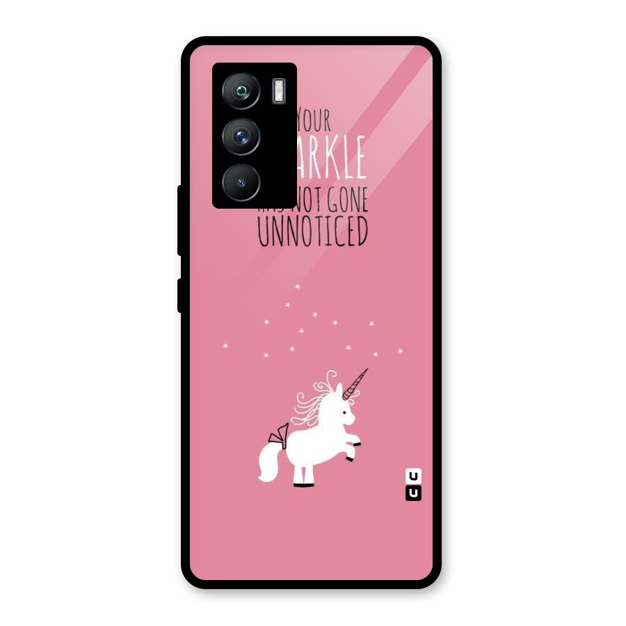 Sparkle Not Unnoticed Glass Back Case for Vivo iQOO 9 SE