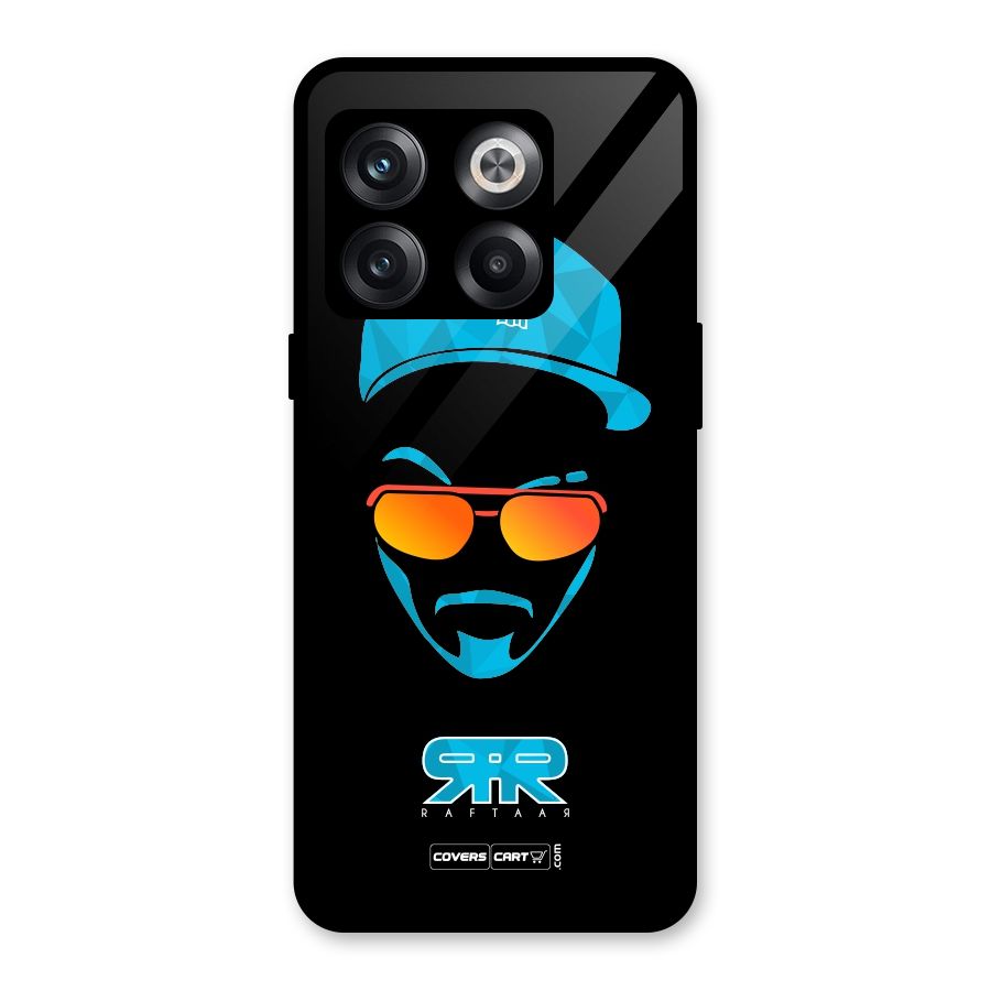 Special Raftaar Edition Blue Glass Back Case for OnePlus 10T