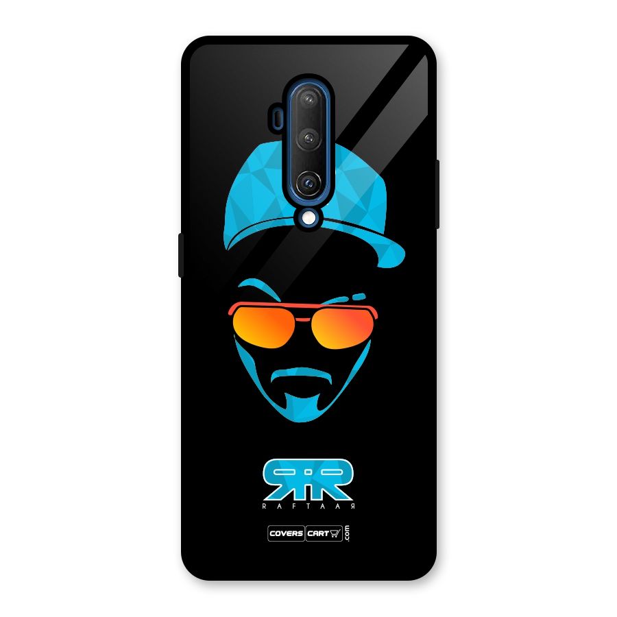 Special Raftaar Edition Blue Glass Back Case for OnePlus 7T Pro