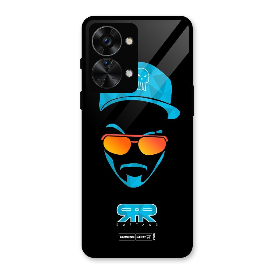 Special Raftaar Edition Blue Glass Back Case for OnePlus Nord 2T