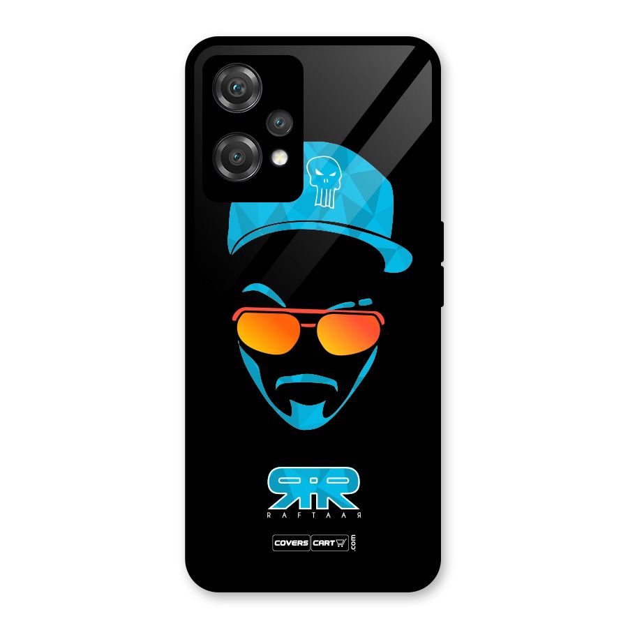 Special Raftaar Edition Blue Glass Back Case for OnePlus Nord CE 2 Lite 5G