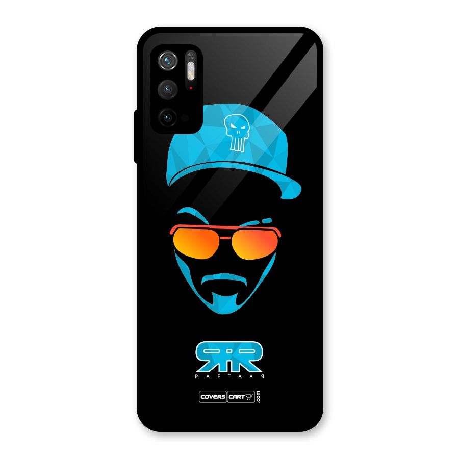 Special Raftaar Edition Blue Glass Back Case for Poco M3 Pro 5G