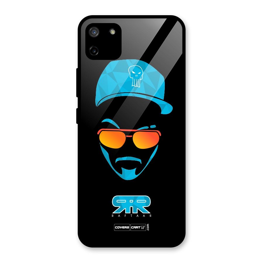 Special Raftaar Edition Blue Glass Back Case for Realme C11