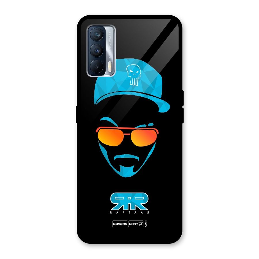 Special Raftaar Edition Blue Glass Back Case for Realme X7