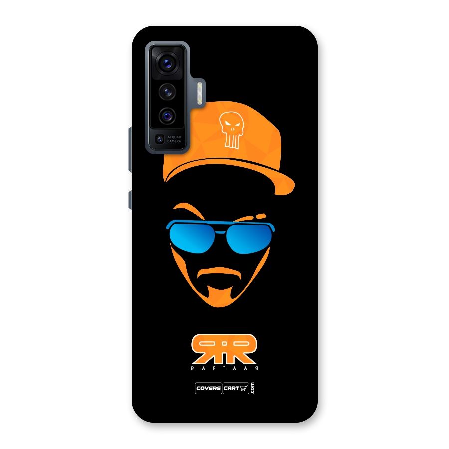 Special Raftaar Edition Orange Back Case for Vivo X50