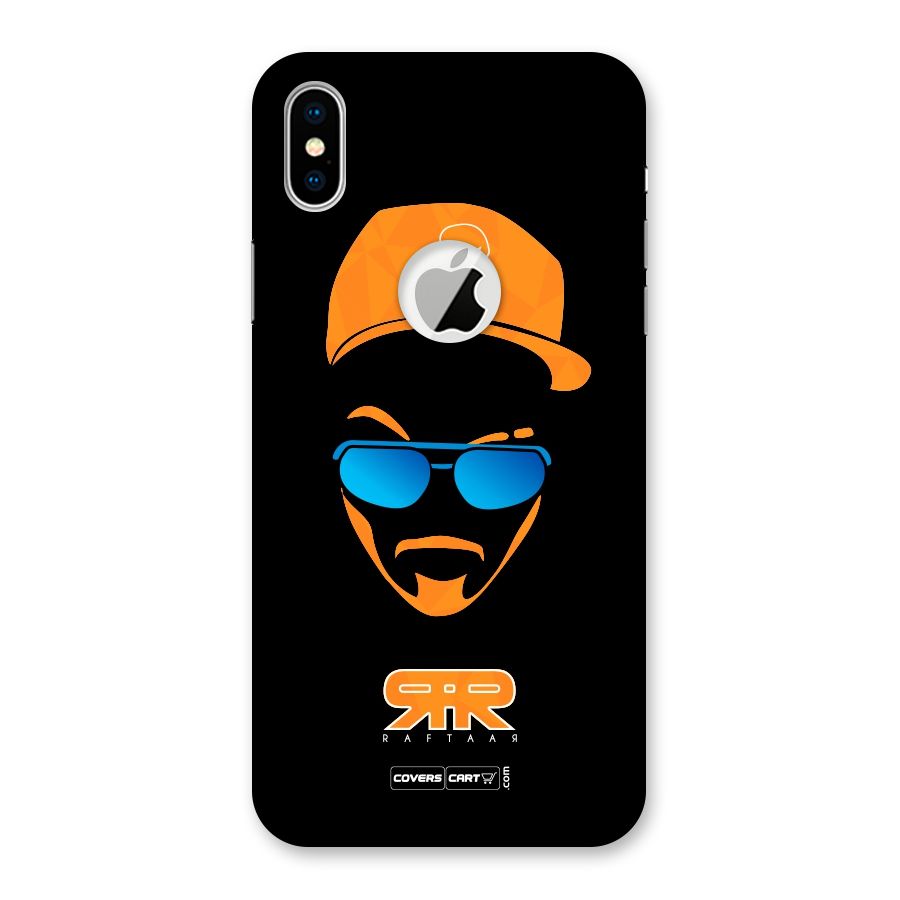 Special Raftaar Edition Orange Back Case for iPhone XS Logo Cut