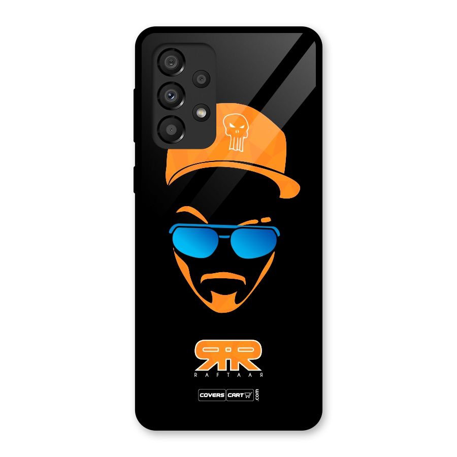 Special Raftaar Edition Orange Glass Back Case for Galaxy A33 5G