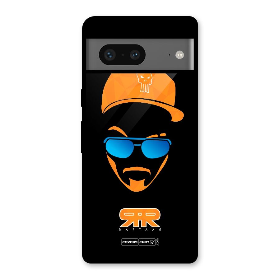 Special Raftaar Edition Orange Glass Back Case for Google Pixel 7