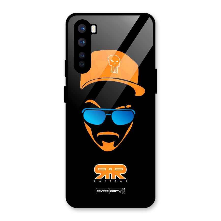 Special Raftaar Edition Orange Glass Back Case for OnePlus Nord