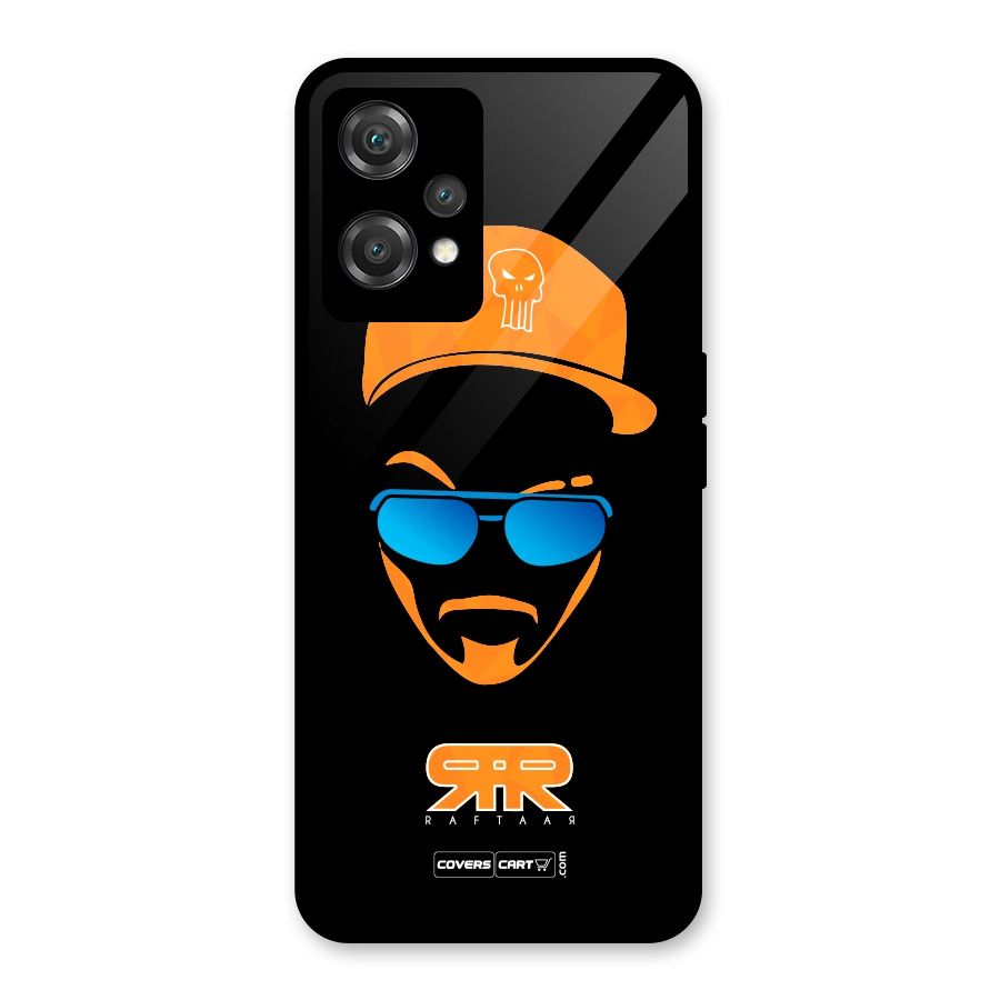 Special Raftaar Edition Orange Glass Back Case for OnePlus Nord CE 2 Lite 5G