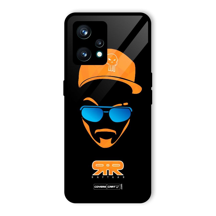 Special Raftaar Edition Orange Glass Back Case for Realme 9 Pro Plus 5G
