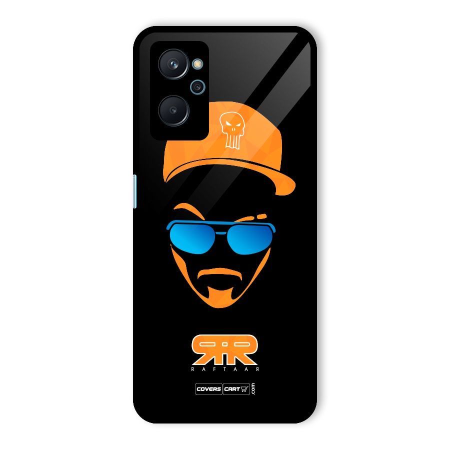 Special Raftaar Edition Orange Glass Back Case for Realme 9i
