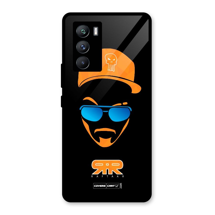 Special Raftaar Edition Orange Glass Back Case for Vivo iQOO 9 SE