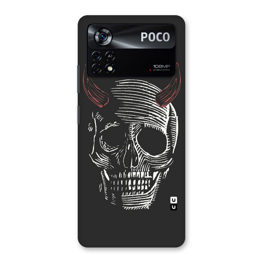 Spooky Face Back Case for Poco X4 Pro 5G