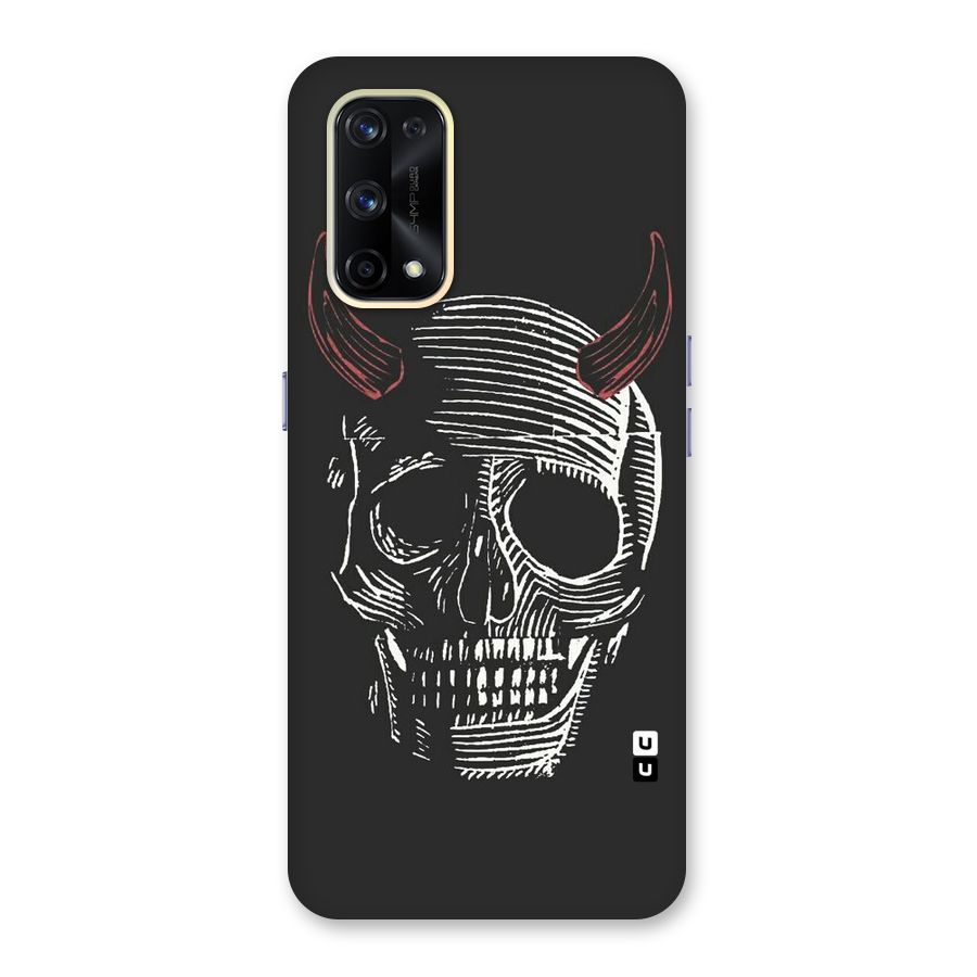 Spooky Face Glass Back Case for Realme X7 Pro