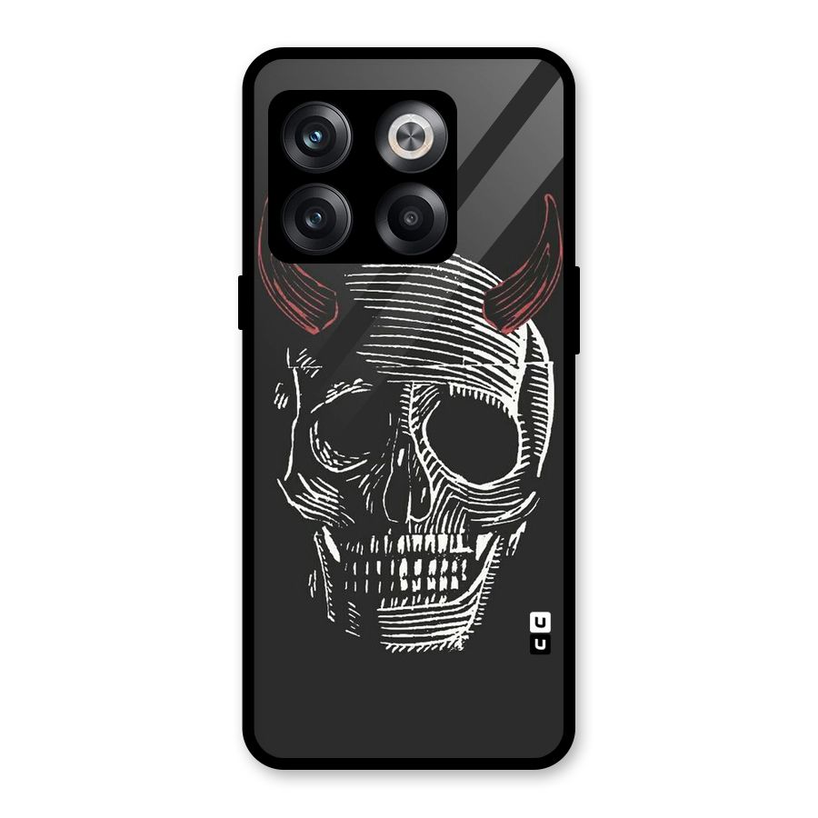 Spooky Face Glass Back Case for OnePlus 10T