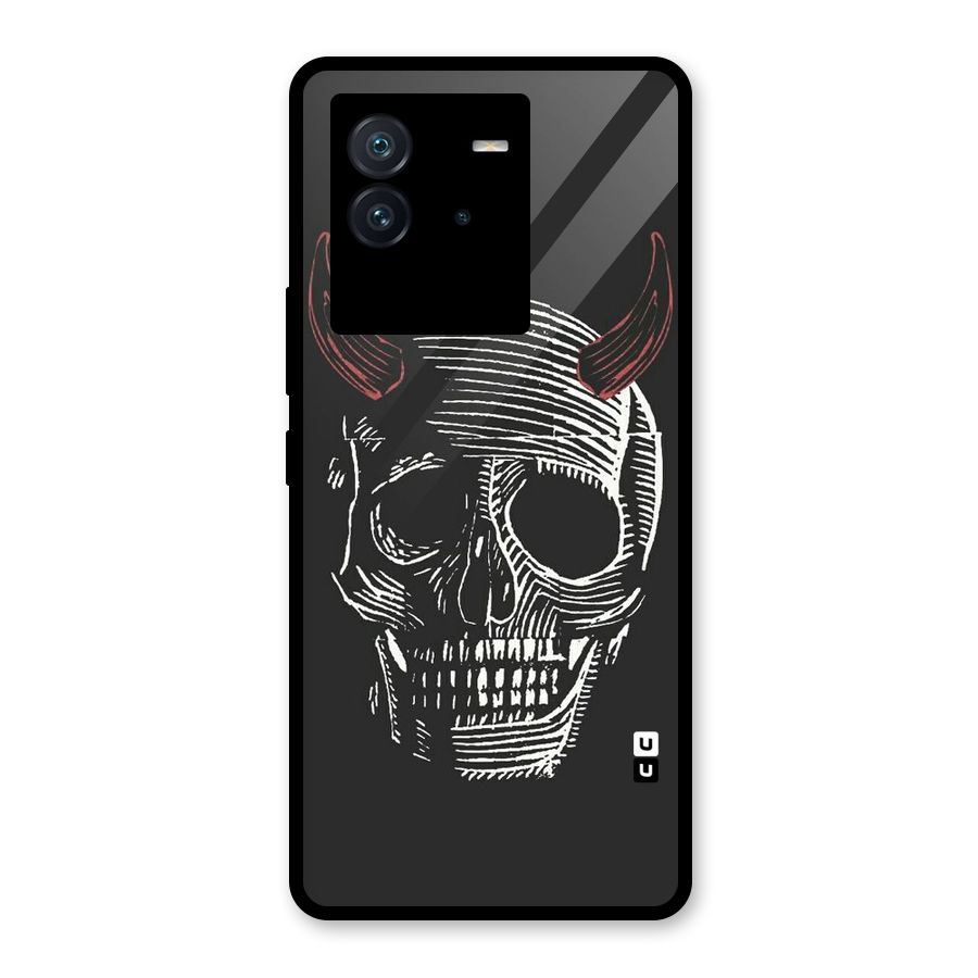 Spooky Face Glass Back Case for Vivo iQOO Neo 6 5G