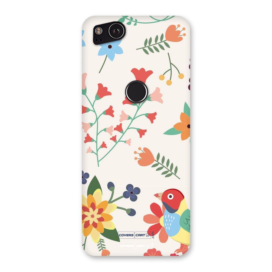Spring Flowers Back Case for Google Pixel 2