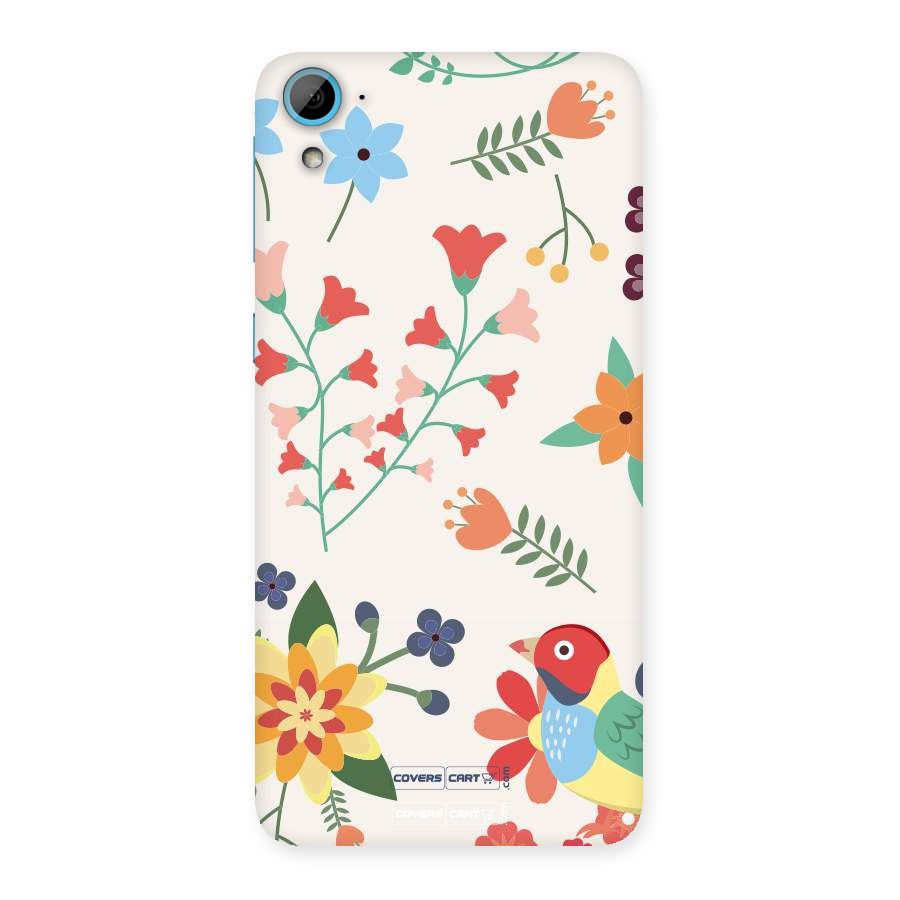 Spring Flowers Back Case for HTC Desire 826