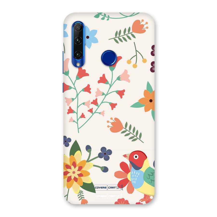 Spring Flowers Back Case for Honor 20i