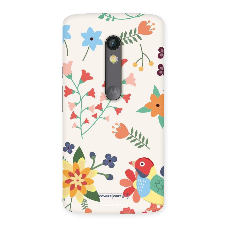 Spring Flowers Back Case for Moto X Play