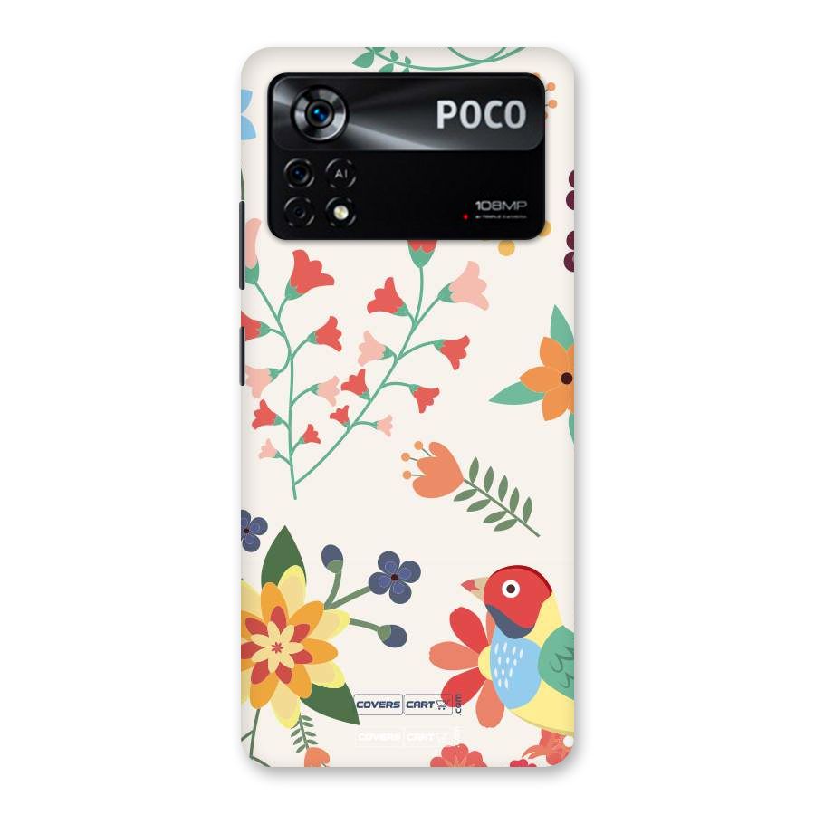 Spring Flowers Back Case for Poco X4 Pro 5G