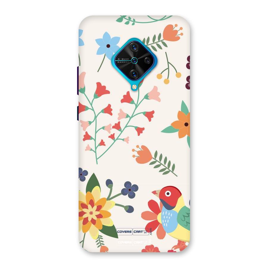 Spring Flowers Back Case for Vivo S1 Pro