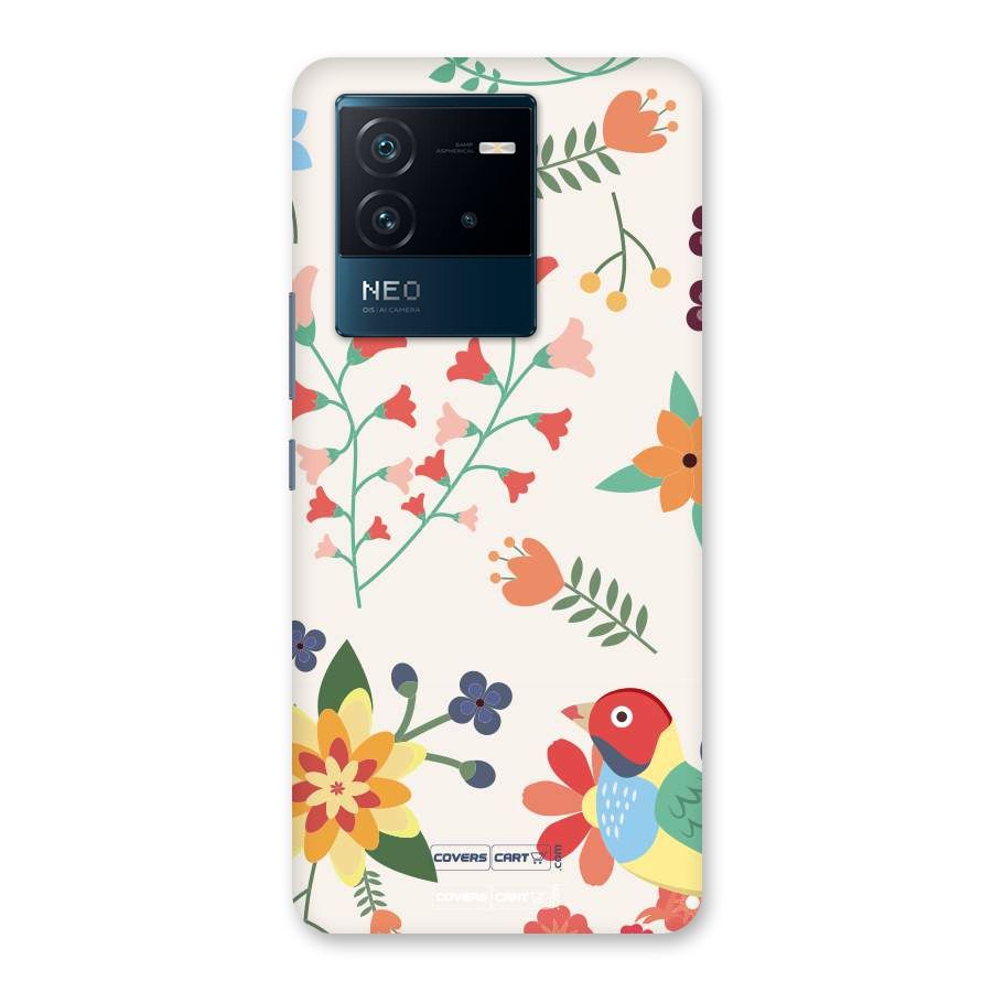 Spring Flowers Back Case for Vivo iQOO Neo 6 5G