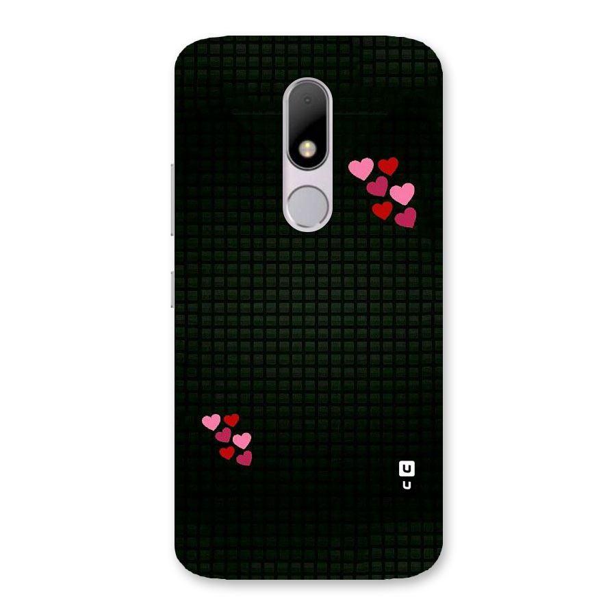 Square and Hearts Back Case for Moto M