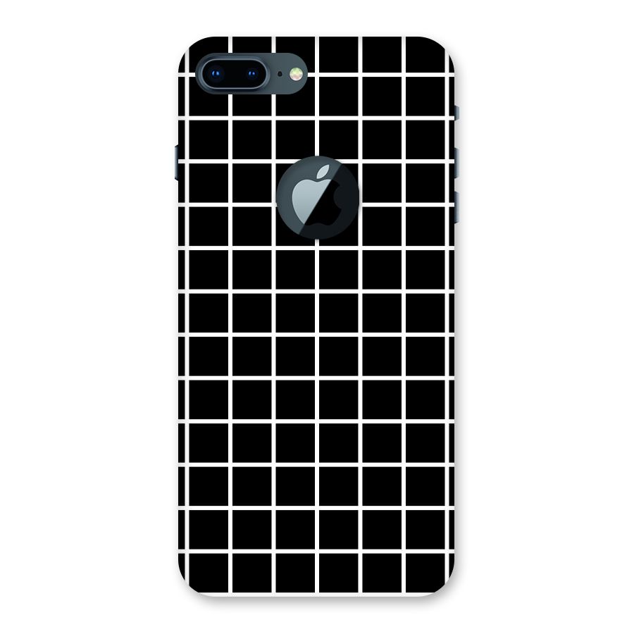 Square Puzzle Back Case for iPhone 7 Plus Logo Cut