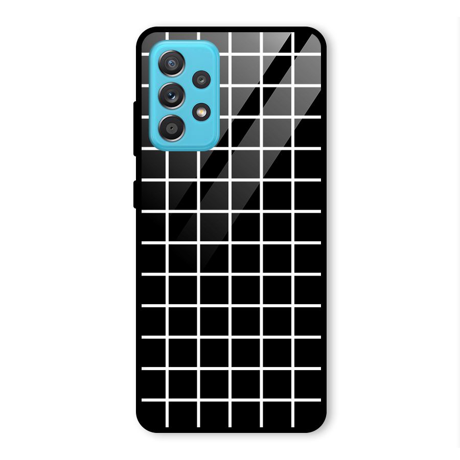 Square Puzzle Glass Back Case for Galaxy A52