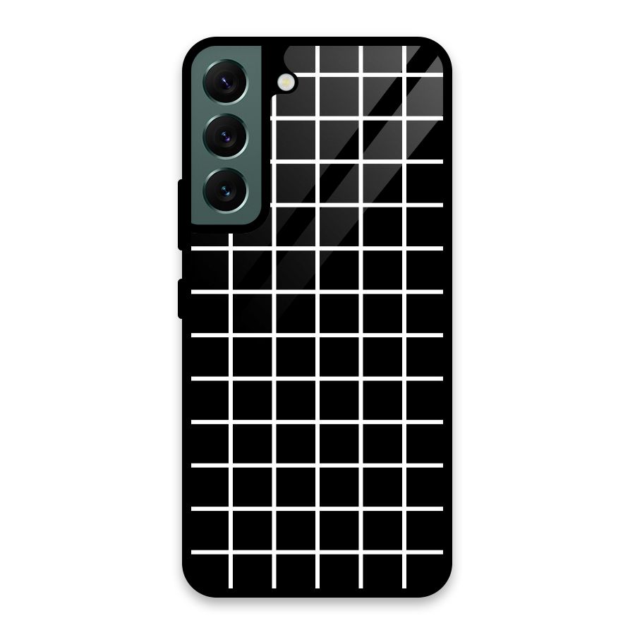 Square Puzzle Glass Back Case for Galaxy S22 5G