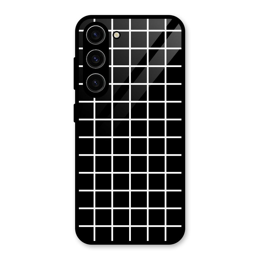 Square Puzzle Glass Back Case for Galaxy S23