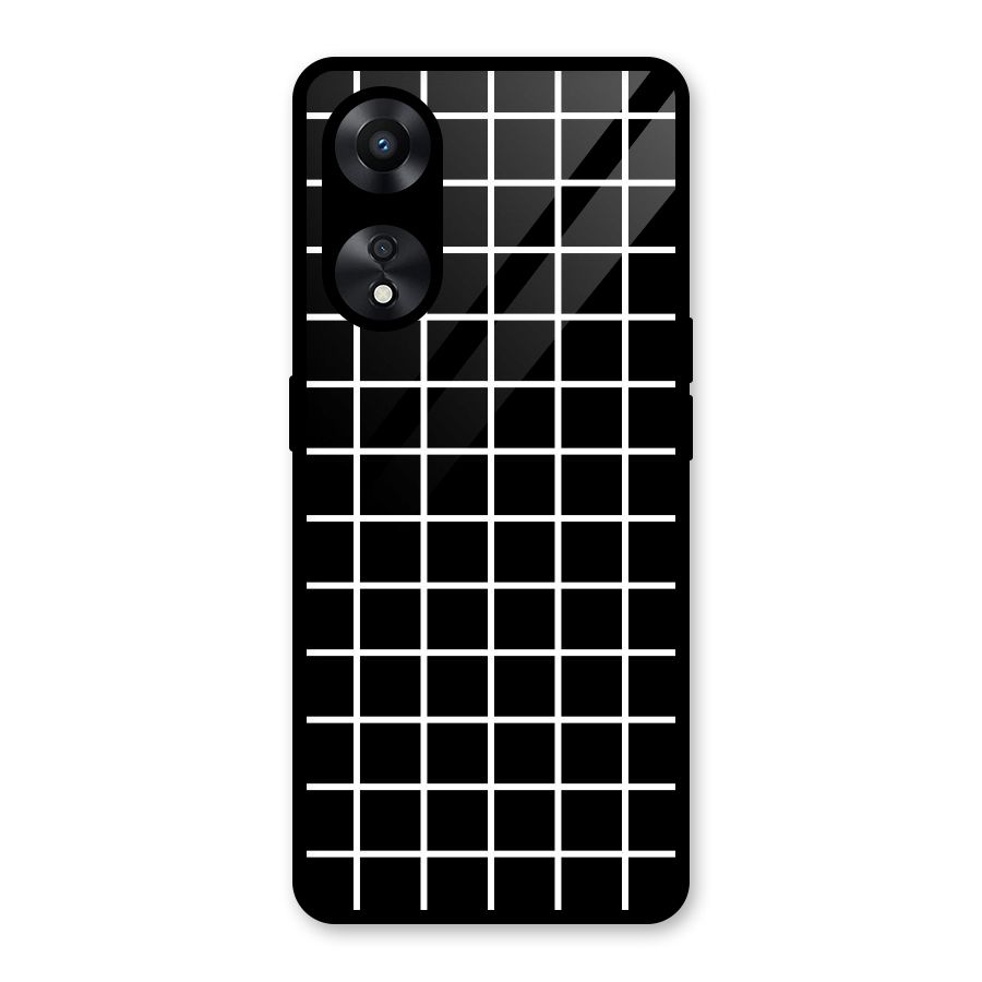 Square Puzzle Glass Back Case for Oppo A78