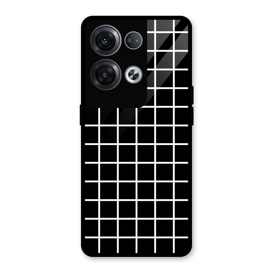 Square Puzzle Glass Back Case for Oppo Reno8 Pro 5G