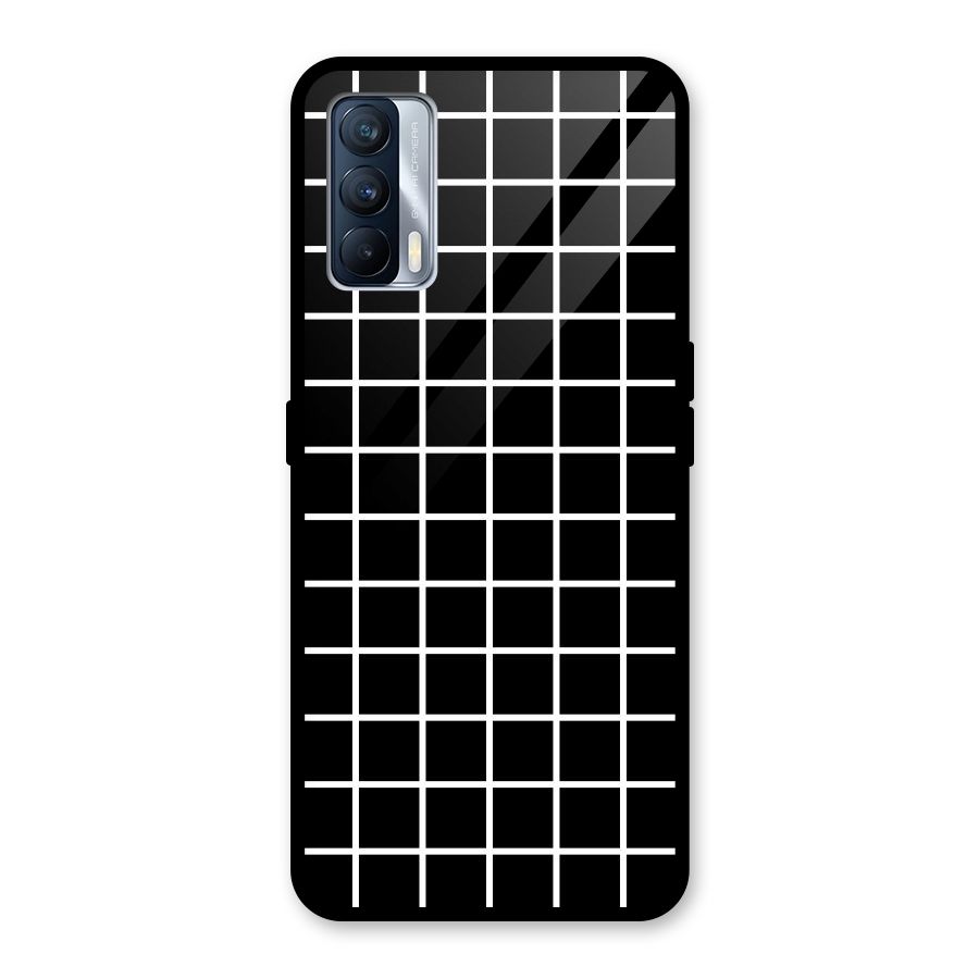 Square Puzzle Glass Back Case for Realme X7