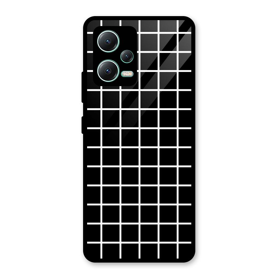 Square Puzzle Glass Back Case for Redmi Note 12 5G