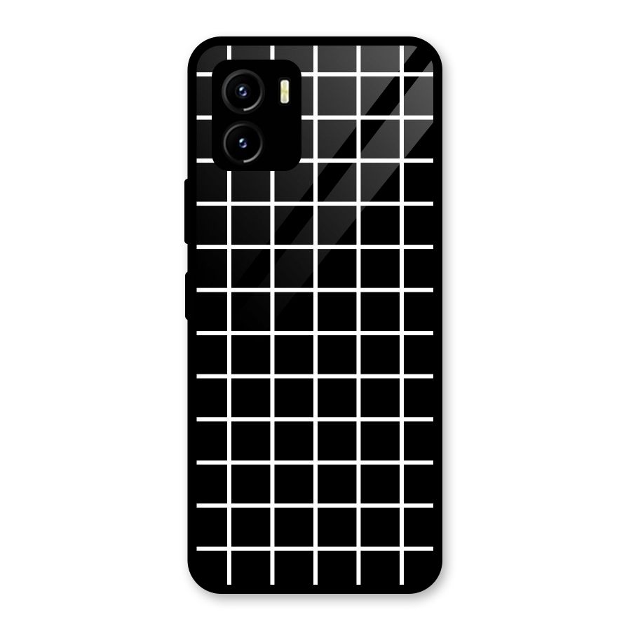Square Puzzle Glass Back Case for Vivo Y15s