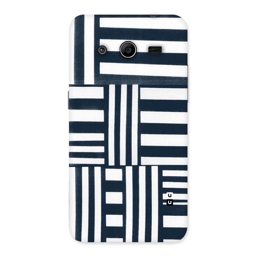 Square  Stripes Back Case for Galaxy Core 2