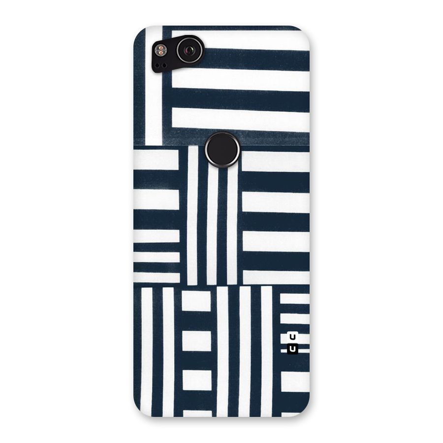 Square  Stripes Back Case for Google Pixel 2