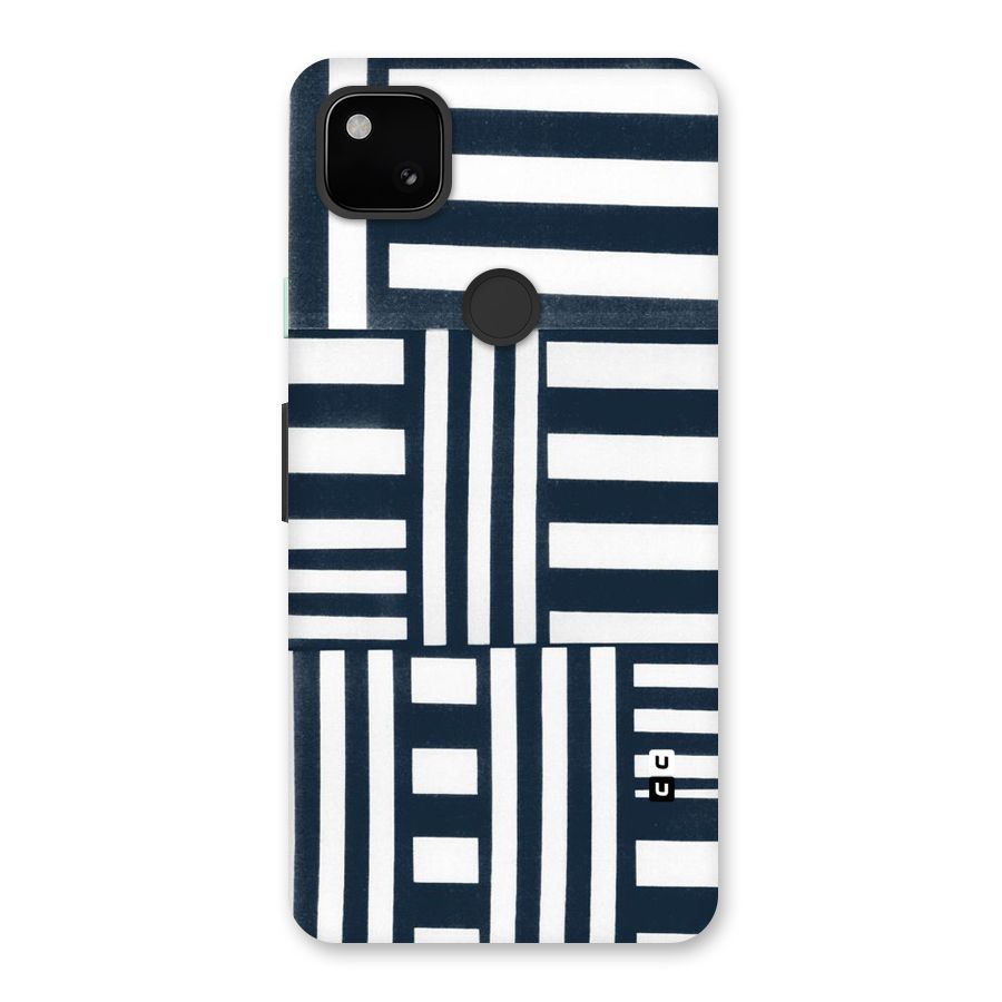 Square  Stripes Back Case for Google Pixel 4a