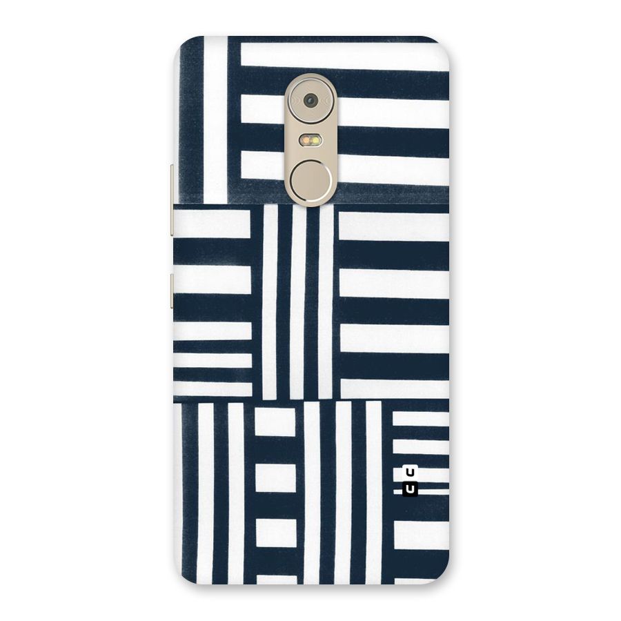 Square  Stripes Back Case for Lenovo K6 Note