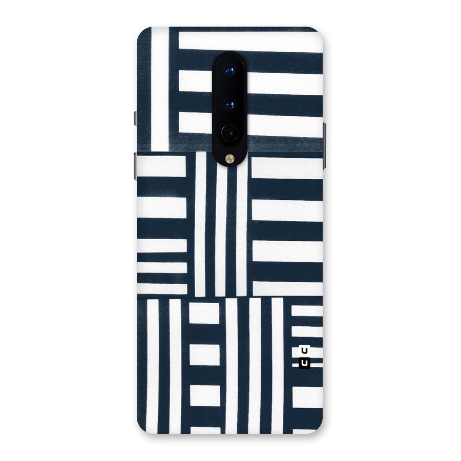 Square  Stripes Back Case for OnePlus 8