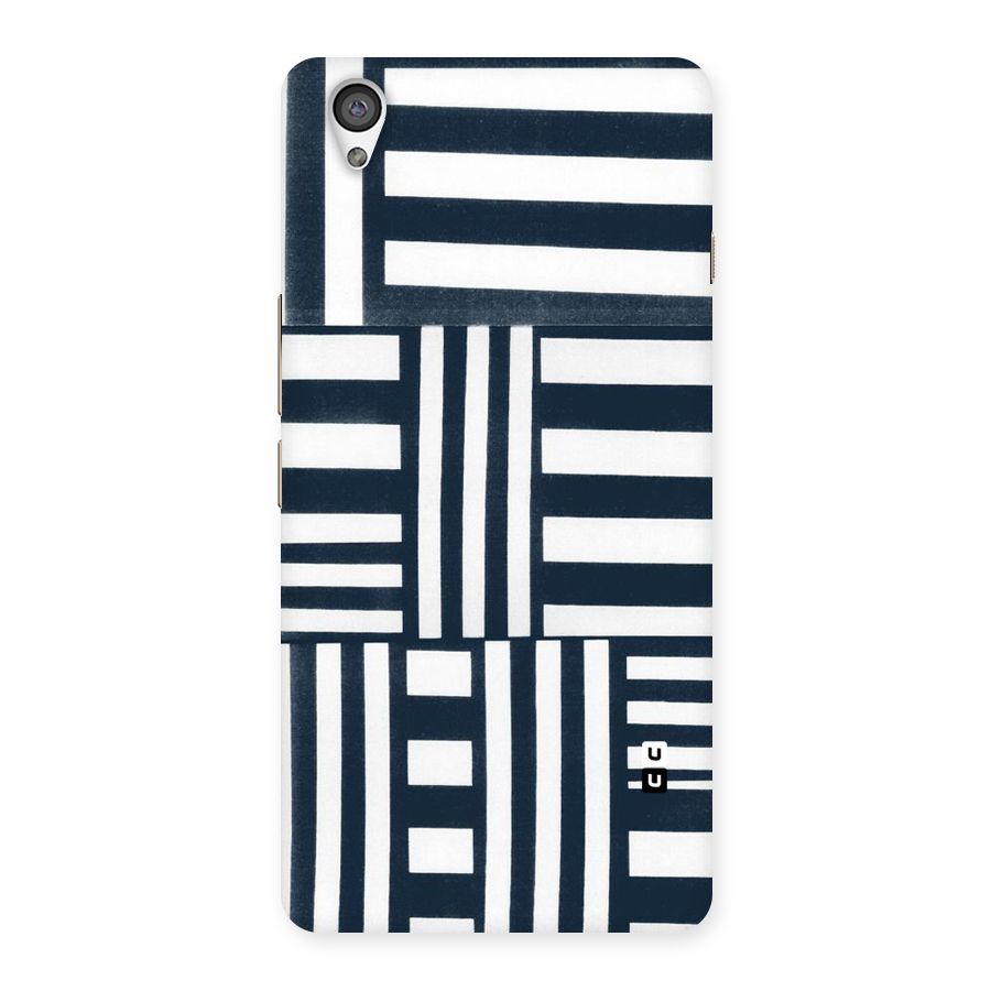 Square  Stripes Back Case for OnePlus X