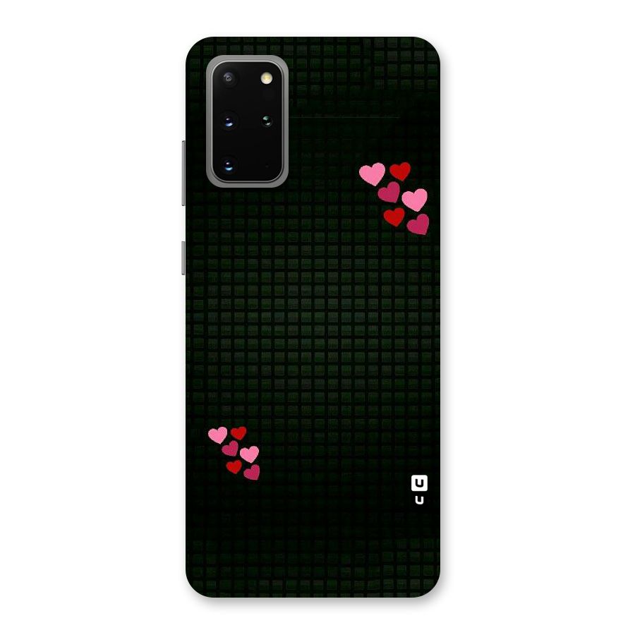 Square and Hearts Back Case for Galaxy S20 Plus