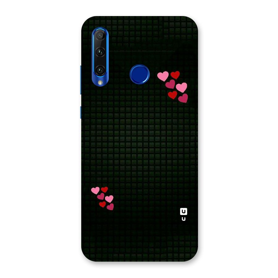 Square and Hearts Back Case for Honor 20i