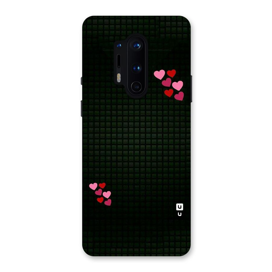 Square and Hearts Back Case for OnePlus 8 Pro