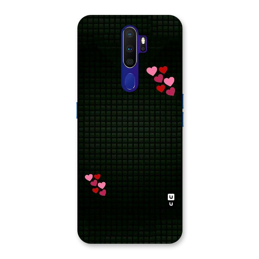 Square and Hearts Back Case for Oppo A9 (2020)