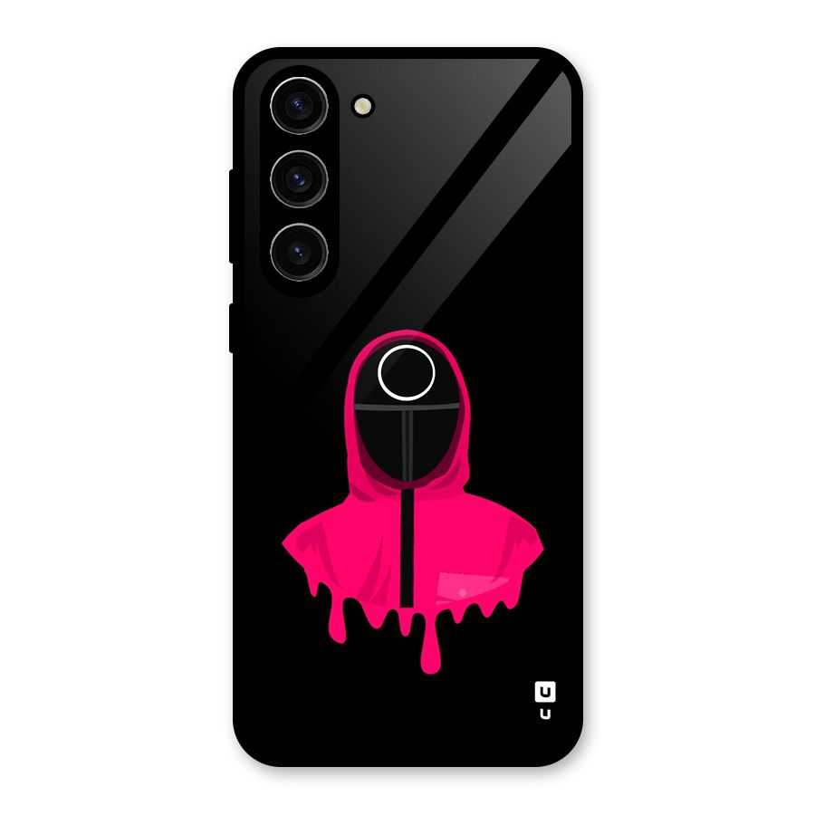 Squid Game Illustration Art Glass Back Case for Galaxy S23 Plus